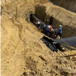 excavación tubería